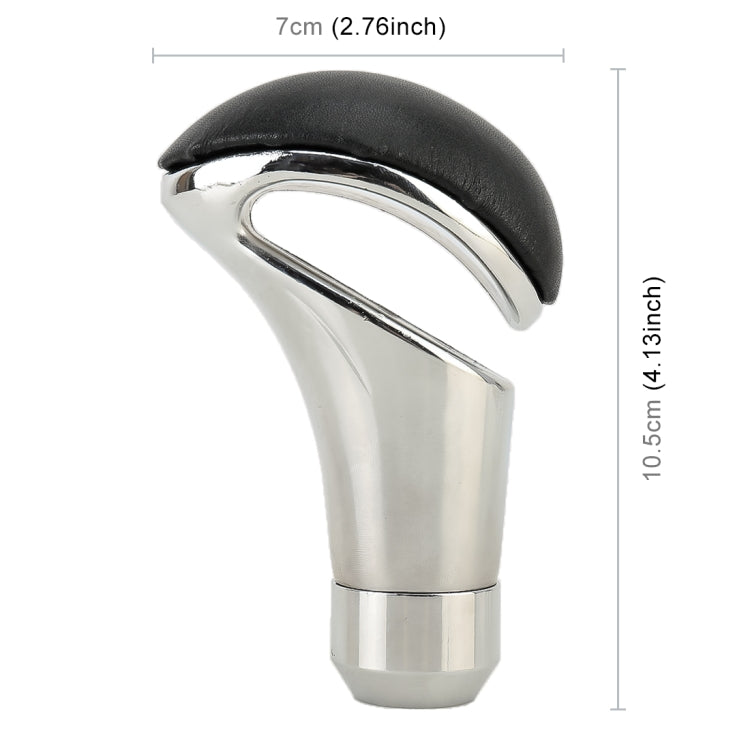 Universal Hollow Leather + Metal Car Gear Shift Knob