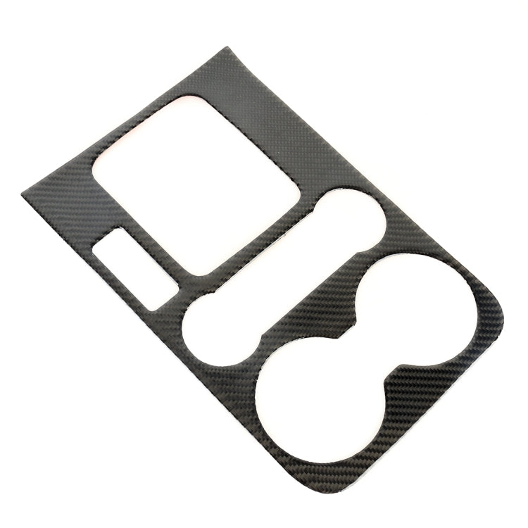 Car Carbon Fiber Gearshift Panel Frame Decorative Sticker for Volkswagen Touareg