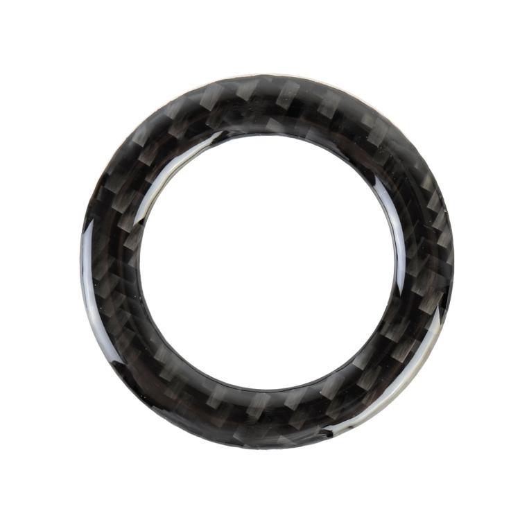 Car Carbon Fiber Steering Wheel Middle Frame Decorative Sticker for Volkswagen Touareg