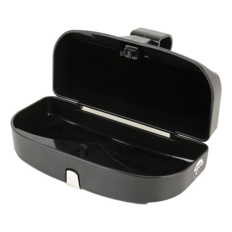 Car Multi-functional Glasses Case Sunglasses Box with Card Slot, Flat Style