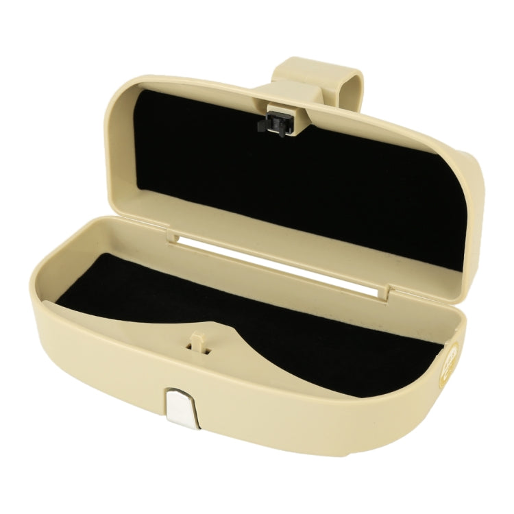 Car Multi-functional Glasses Case Sunglasses Box with Card Slot, Flat Style, Flat Style (Beige), Flat Style (Black), Flat Style (Pink), Flat Style (Grey)