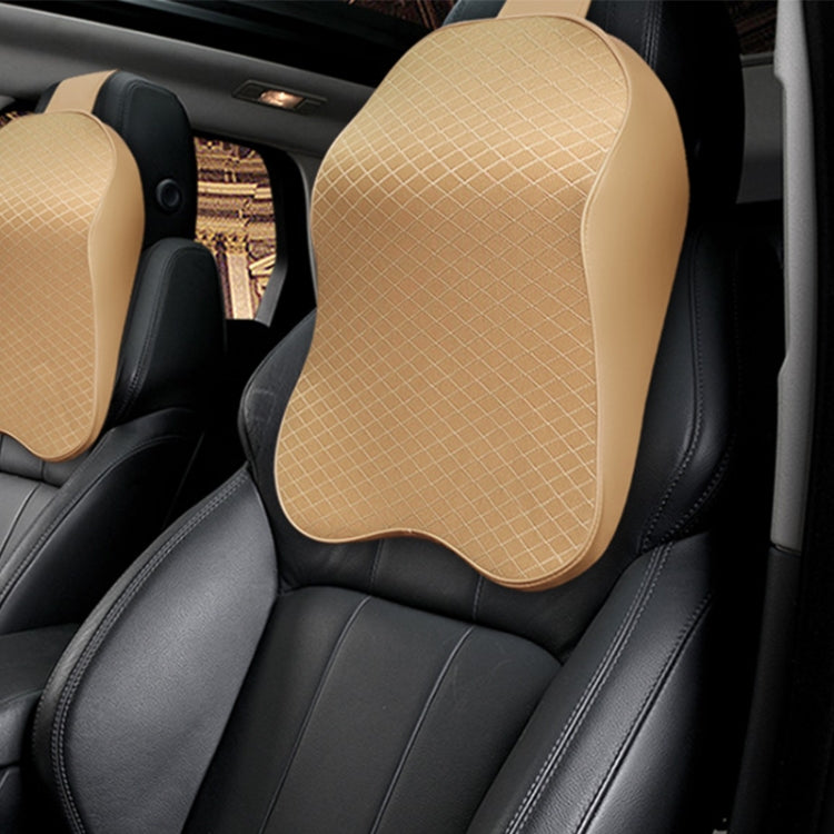 Four Seasons Breathable Memory Foam Car Neck Pillow Polyester Headrest