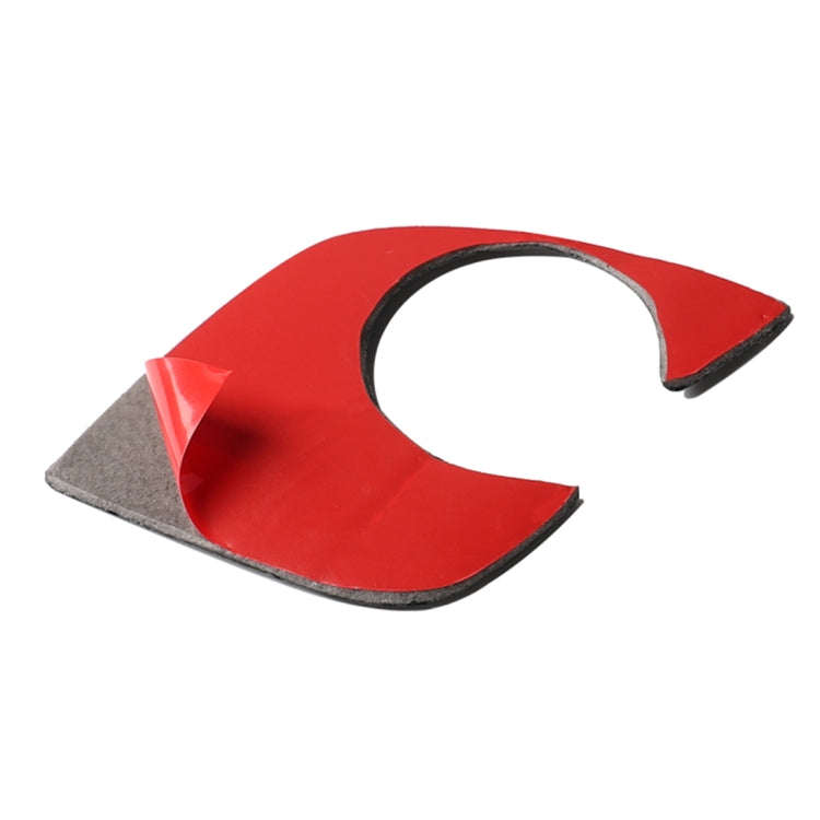 Car Carbon Fiber Gear Lever Lower Panel Decorative Sticker for BMW 5 Series G38 528Li / 530Li / 540Li 2018, Left Drive