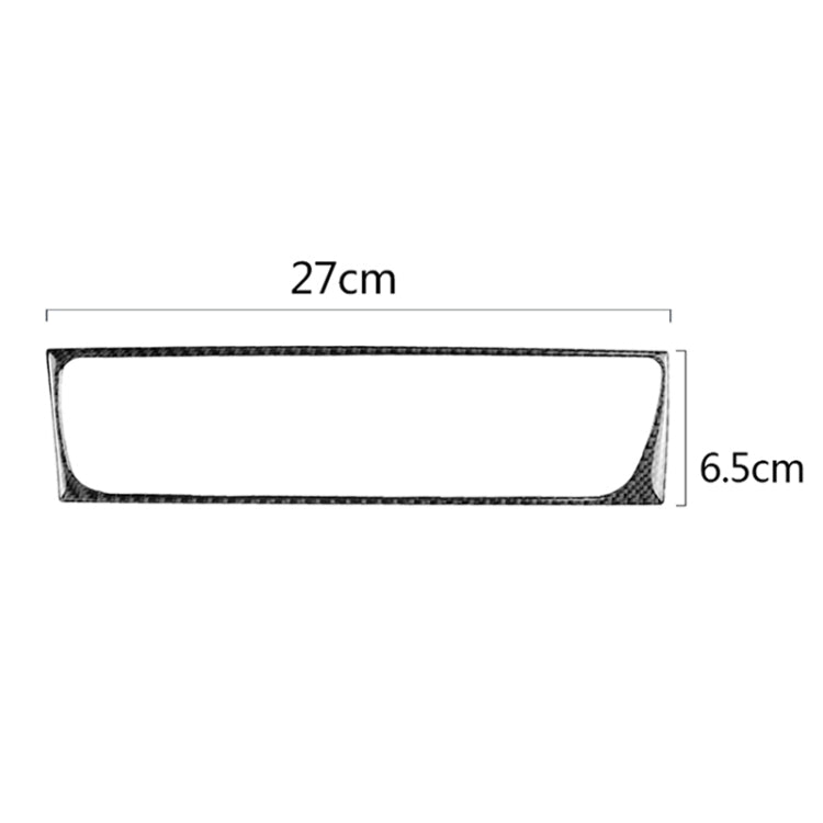 Car Carbon Fiber Air Conditioning Air Outlet Frame Decorative Sticker for Audi A4 B8 2009-2016 / A5 2008-2017 / Q5 2009-2017&#8203;, Left Drive