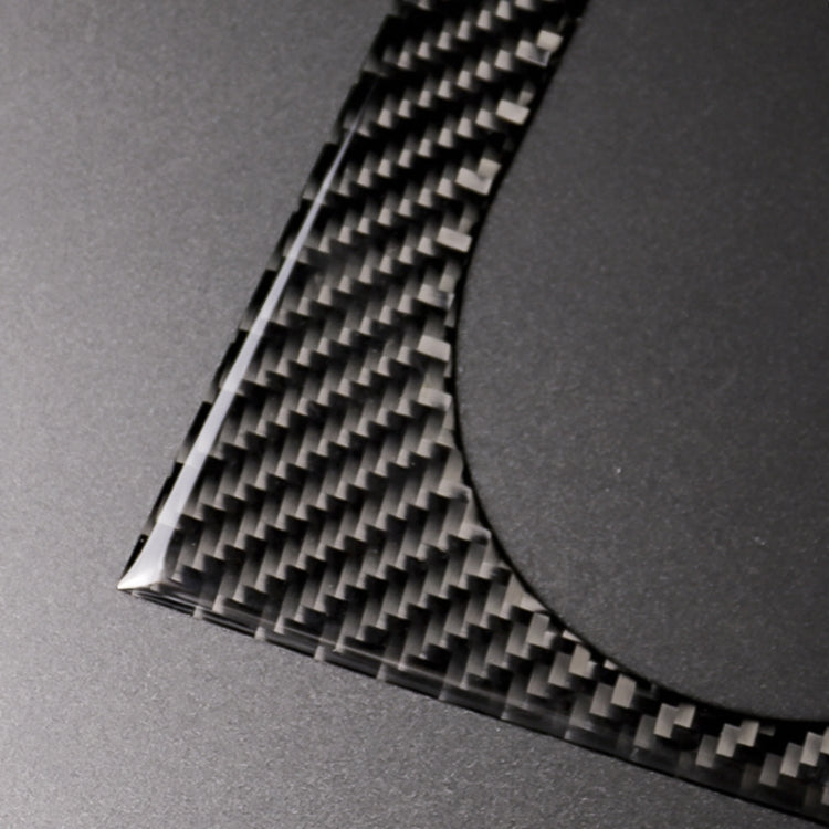 Car Carbon Fiber Gear Position Panel Decorative Sticker for Audi 2017-2018 A4L / 2017-2018 A5 / 2016-2017 A4 B9, Left Drive