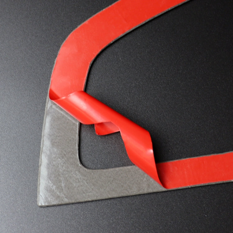 Car Carbon Fiber Gear Position Panel Decorative Sticker for Audi 2017-2018 A4L / 2017-2018 A5 / 2016-2017 A4 B9, Left Drive