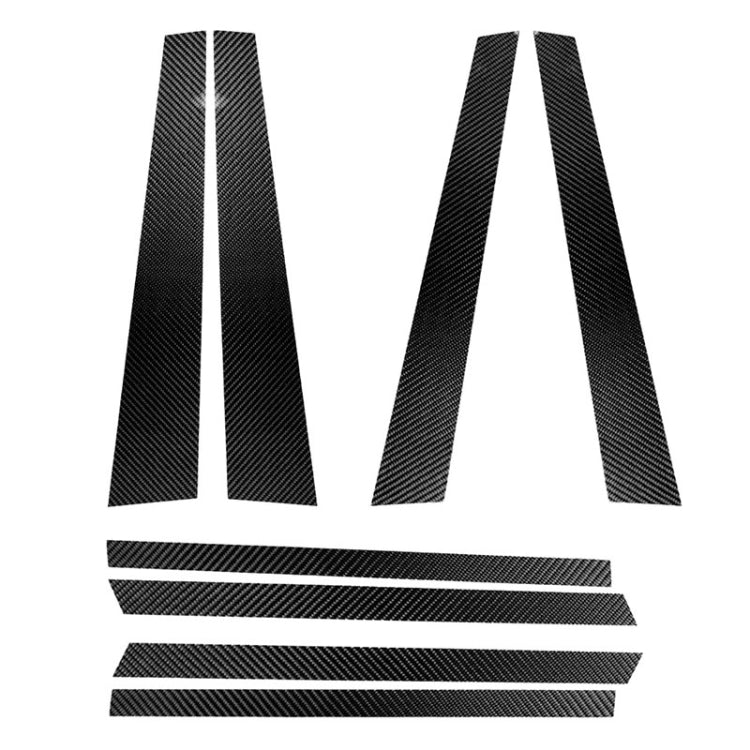 Car Carbon Fiber B Column Decorative Sticker for BMW E70 2008-2013