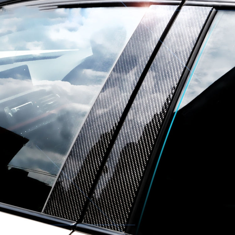 Car Carbon Fiber B Column Decorative Sticker for BMW E70 2008-2013