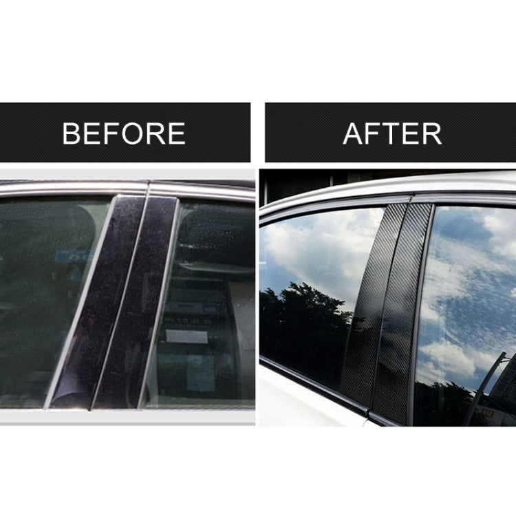 Car Carbon Fiber B Column Decorative Sticker for BMW F10 2011-2017