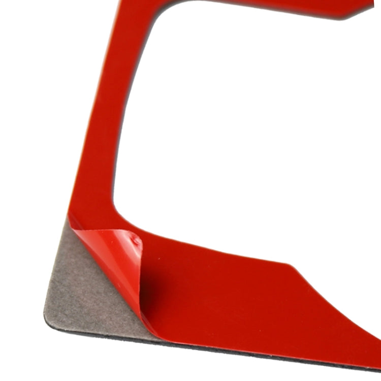 Car Carbon Fiber Right Drive Multimedia Frame A Decorative Sticker for Mazda Axela 2013-2016