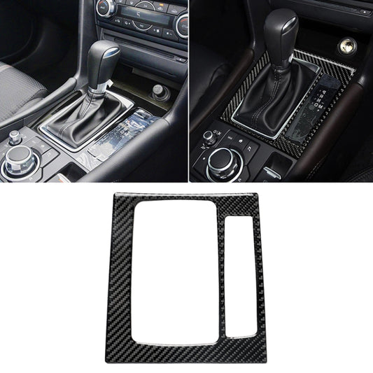 Car Carbon Fiber Right Drive Gear Frame B Decorative Sticker for Mazda Axela 2017-2018