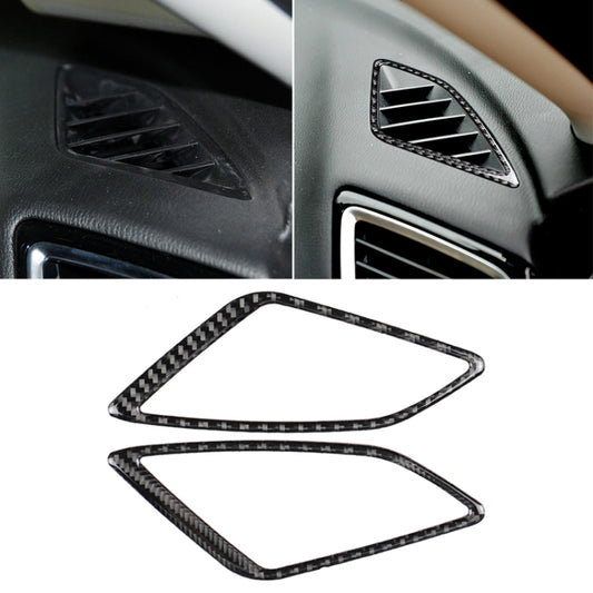 Car Carbon Fiber Instrument Air Outlet Decorative Sticker for Mazda Axela 2014 / 2017-2018