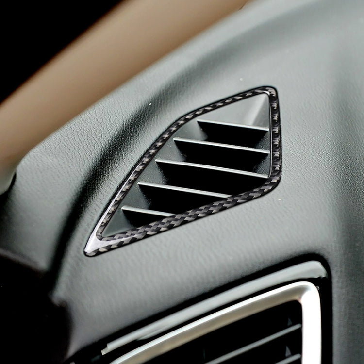 Car Carbon Fiber Instrument Air Outlet Decorative Sticker for Mazda Axela 2014 / 2017-2018