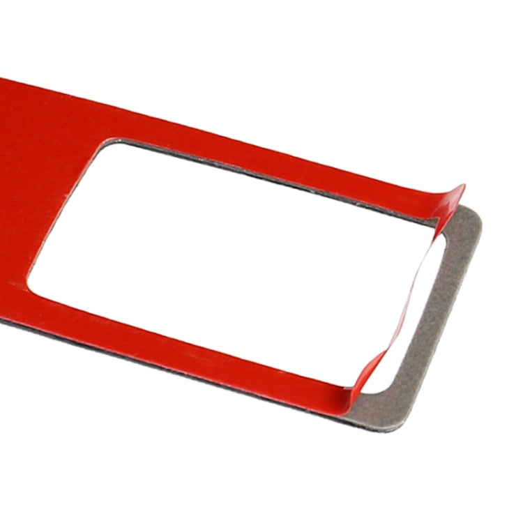 Car Carbon Fiber Headlight Adjustment Frame Decorative Sticker for Mazda Axela 2014 / 2017-2018, Left Drive