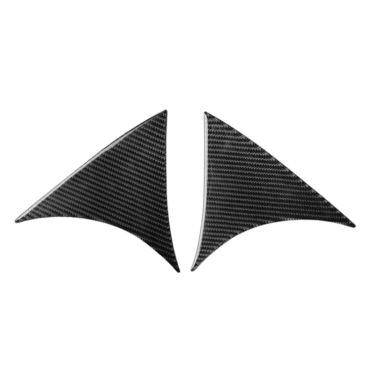 Car Carbon Fiber Hatchback Rear Wing Side Spoiler Lip for Mazda Axela 2014-2018