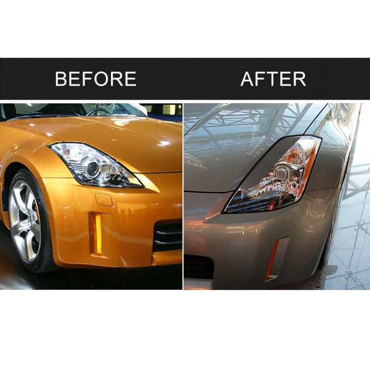 Car Carbon Fiber Light Eyebrow for 2003-2009 Nissan 350Z All Models