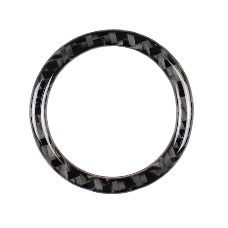 Car Carbon Fiber One-button Start Decorative Sticker for Toyota Eighth Generation Camry 2018-2019