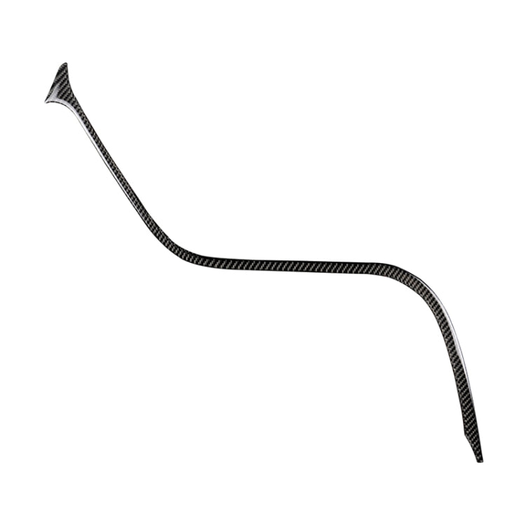 Car Carbon Fiber Central Control S Strip Decorative Sticker for Toyota Eighth Generation Camry 2018-2019, Left Drive