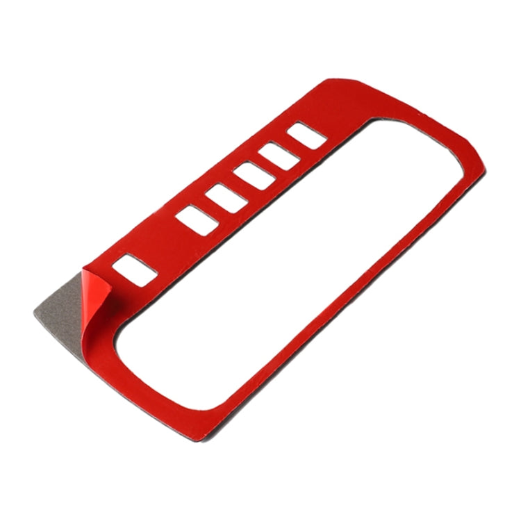 Car Carbon Fiber Gear Position Button Frame Decorative Sticker for Honda Tenth Generation Civic 2016-2019, Left Drive