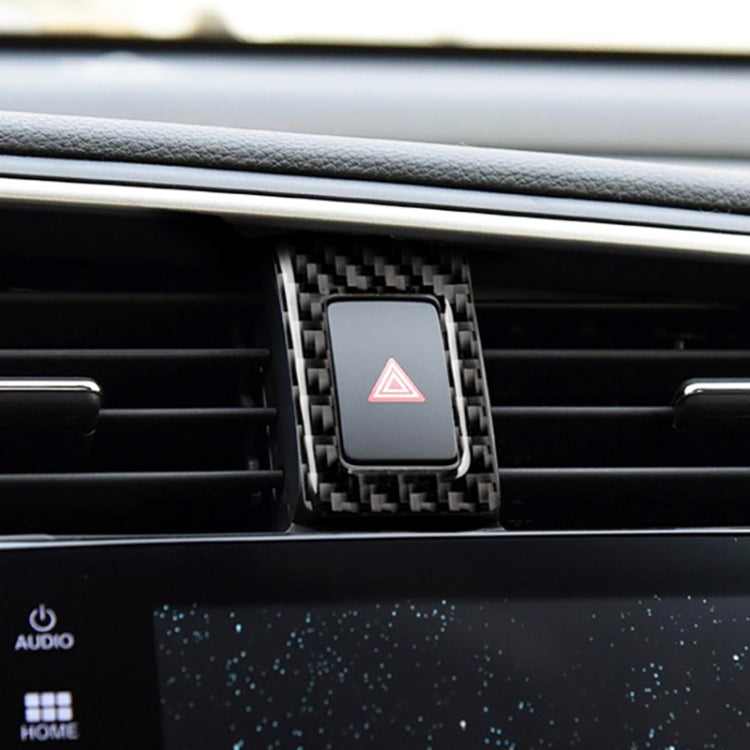 Car Carbon Fiber Double Flash Frame Decorative Sticker for Honda Tenth Generation Civic 2016-2019