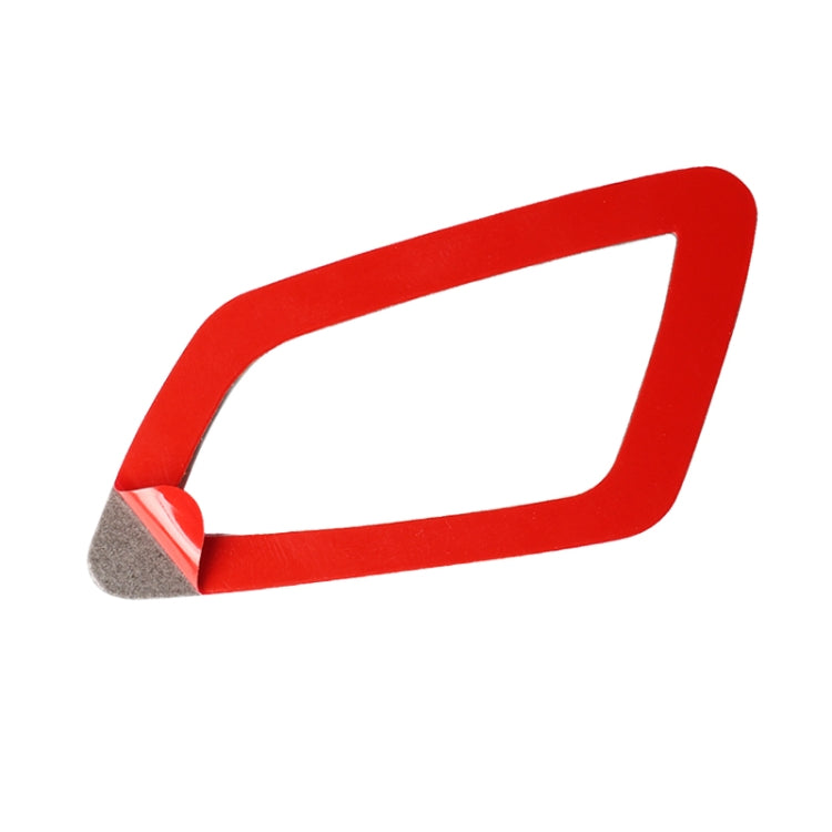 Car Carbon Fiber Left Drive Instrument Air Outlet Decorative Sticker for Honda Tenth Generation Civic 2016-2019