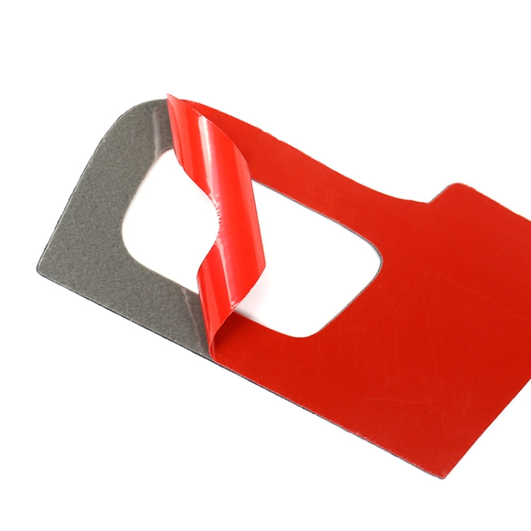 Car Carbon Fiber Gear Position Panel Decorative Sticker for Cadillac XT5 2016-2017, Left Drive