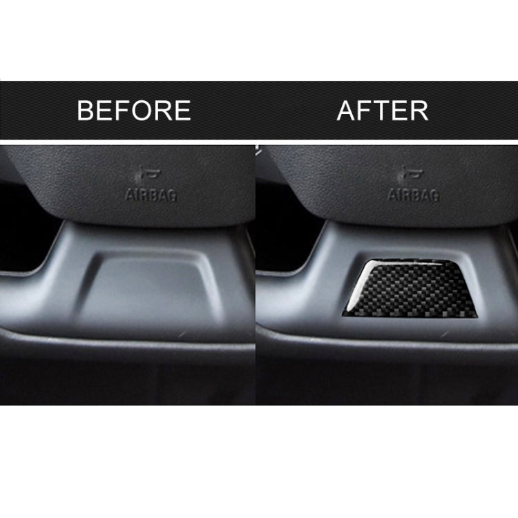 Car Carbon Fiber Below Steering Wheel Decorative Sticker for Chevrolet Camaro 2017-2019