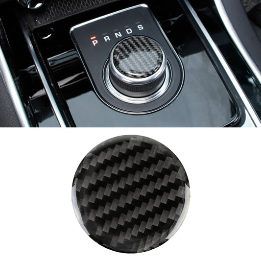 Carbon Fiber Car Gear Decorative Sticker for Jaguar F-PACE