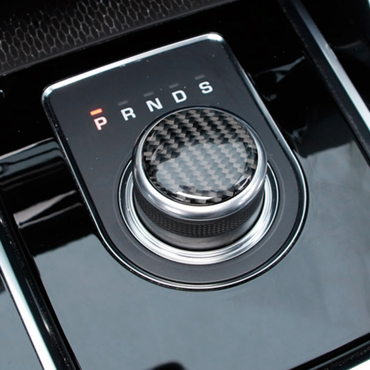 Carbon Fiber Car Gear Decorative Sticker for Jaguar F-PACE