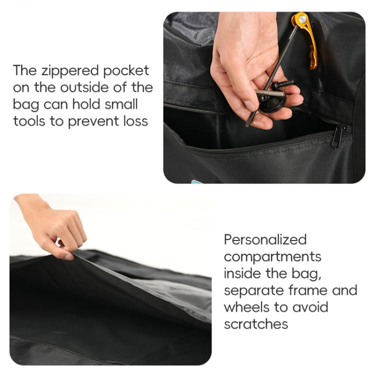 Bicycle Loading Bag Portable Strong Bike Loading Package Cycling Bag for 26-29 inch Bike