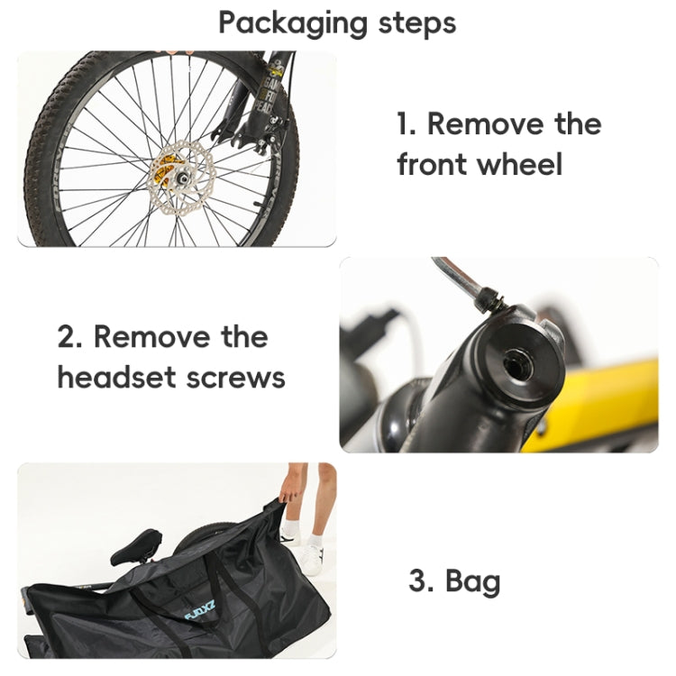 Bicycle Loading Bag Portable Strong Bike Loading Package Cycling Bag for 26-29 inch Bike