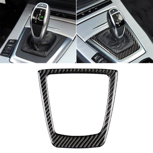 Car Carbon Fiber Gear Position Panel  Solid Color Decorative Sticker for BMW Z4 2009-2015