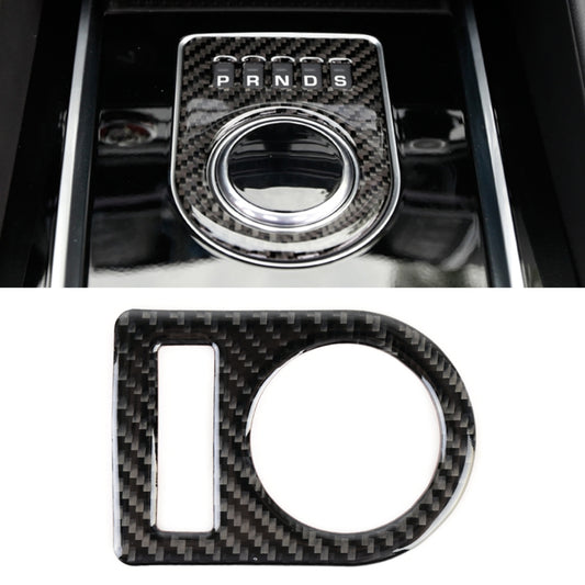 Carbon Fiber Car Gear Display Decorative Sticker for Jaguar F-PACE