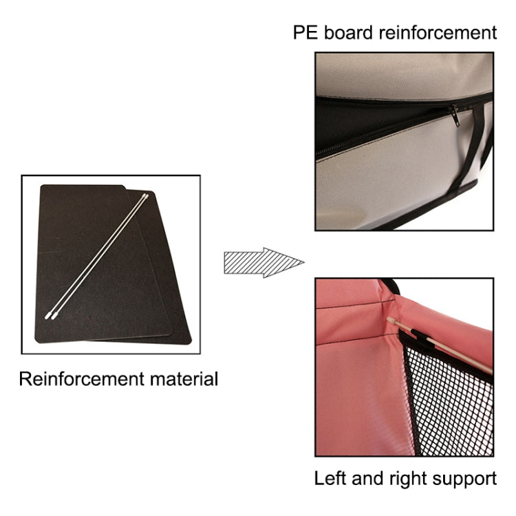 Nonslip Folding Oxford Cloth Car Vice Driving Seat Cover Pet Cat Dog Cushion Mat, Size: 40 x 30 x 25cm