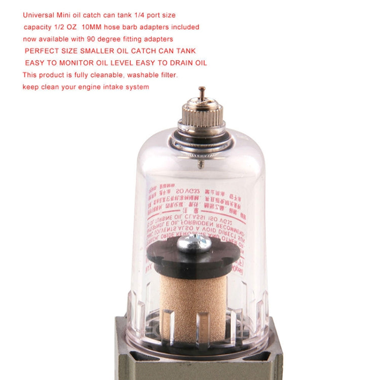 Engine Oil Separator Catch Reservoir Black Tank Can Manual Version for Honda Civic