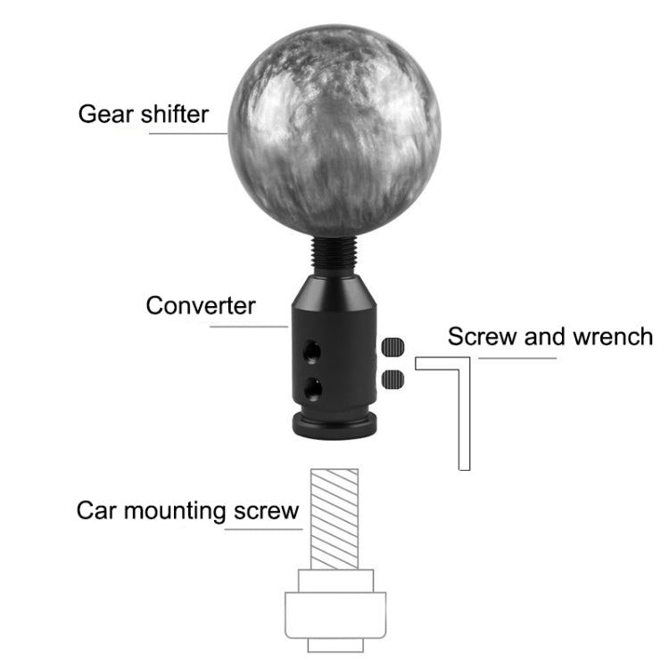 Car Threaded Shifter Gear Shift Knob Adapter 12 x 1.25