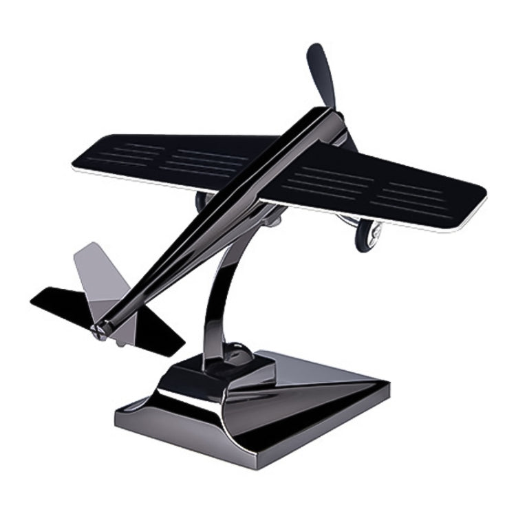 Car Interior Decoration Accessories Aircraft Model Ornaments Propeller Rotating Solar Energy Ornament