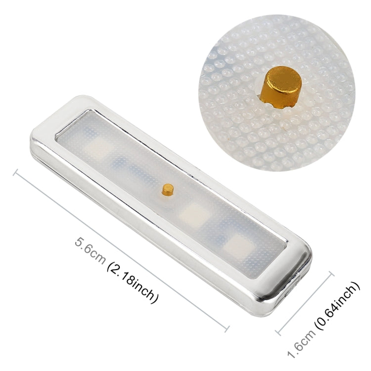 4 PCS Universal Car Colorful LED Inner Handle Light Atmosphere Lights Decorative Lamp DC12V / 0.5W Cable Length: 70cm