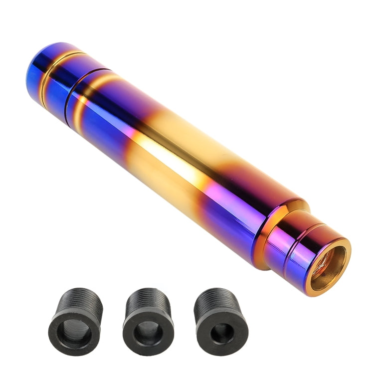 Universal Flame Colorful Long Strip Shape Car Gear Shift Knob Modified Shifter Lever Knob, Length: 18cm