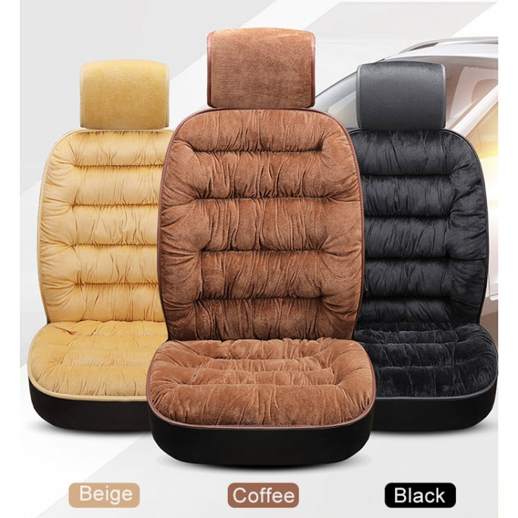 Car Thick Plush Seat Cushion Warmer Cover Winter Seat Mat