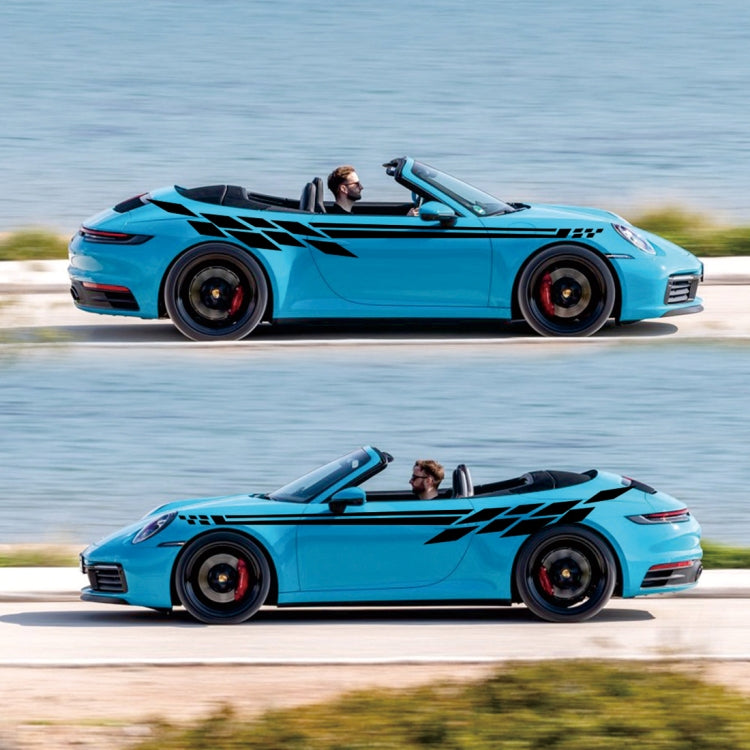 Car Styling Plaid Series PVC Sticker Auto Decorative Sticker