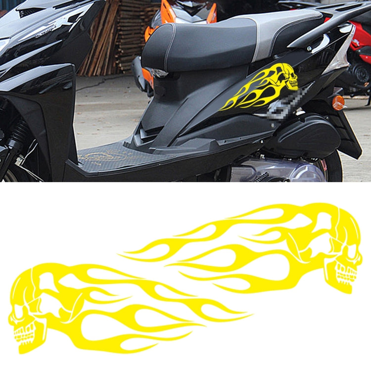 Motorcycle Styling Skull Head PVC Sticker Auto Decorative Sticker
