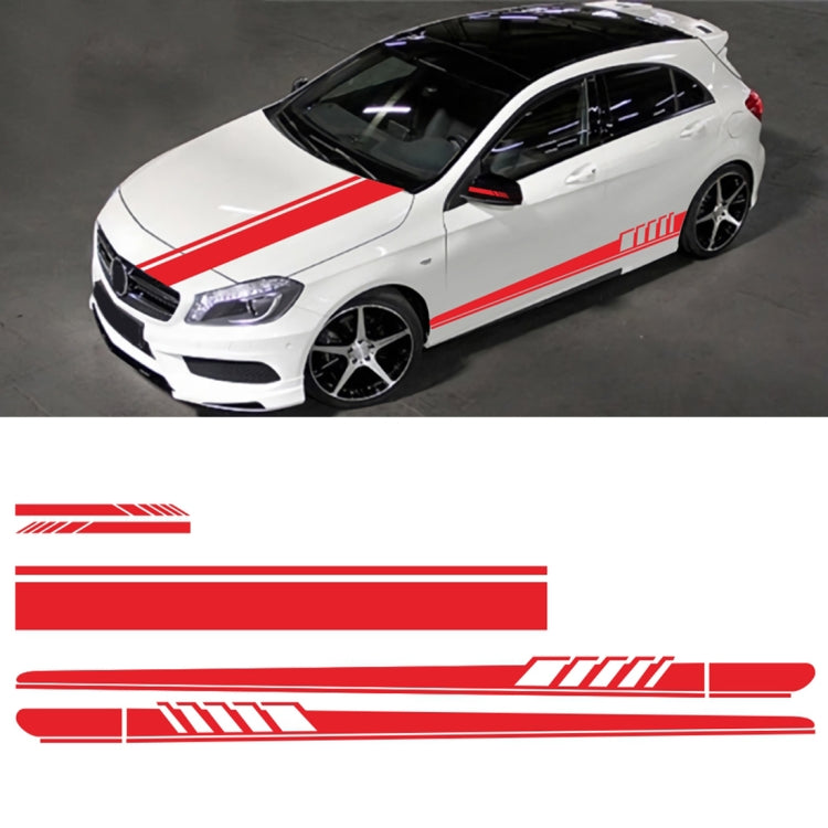 5 in 1 Car Styling Stripe Hood PVC Sticker Auto Decorative Sticker