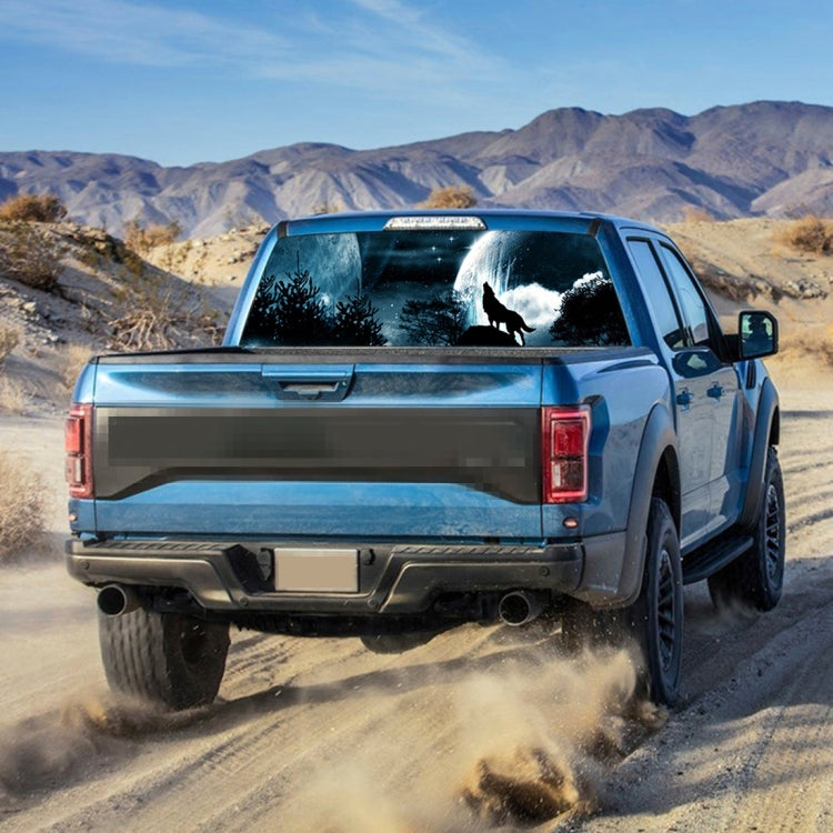 Wolverine Pattern Horror Series Car Rear Window Decorative Sticker, Size: 147 x 46cm