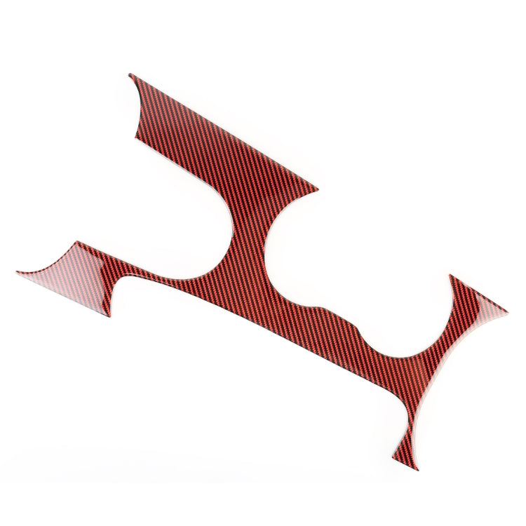 Car Carbon Fiber Water Cup Panel Decorative Sticker for Ford Mustang 2015-2020