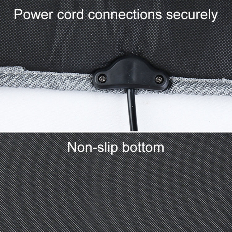 Car 12V Front Seat Heater Cushion Warmer Cover Winter Heated Warm, Double Seat