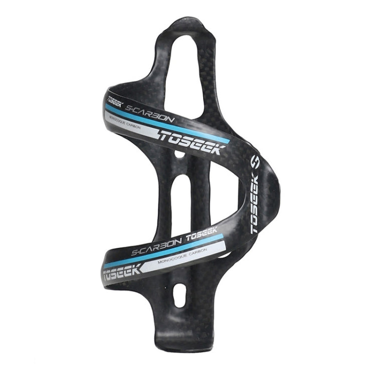TOSEEK Matte Full Carbon Fiber Road Bicycle Water Bottle Holder