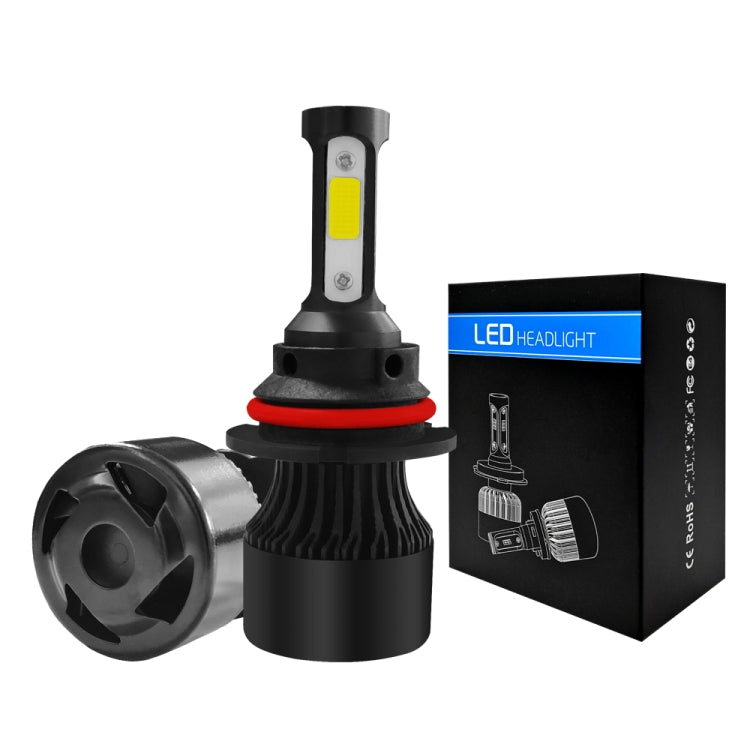 2 PCS S2 9007 / HB5 DC9-36V / 25W / 6000K / 2500LM IP68 Car LED Headlight Lamps