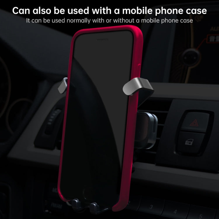 HAMTOD Pro Car Gravity Invisible Telescopic Mobile Phone Mount Holder