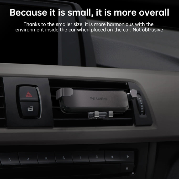 HAMTOD Pro Car Gravity Invisible Telescopic Mobile Phone Mount Holder